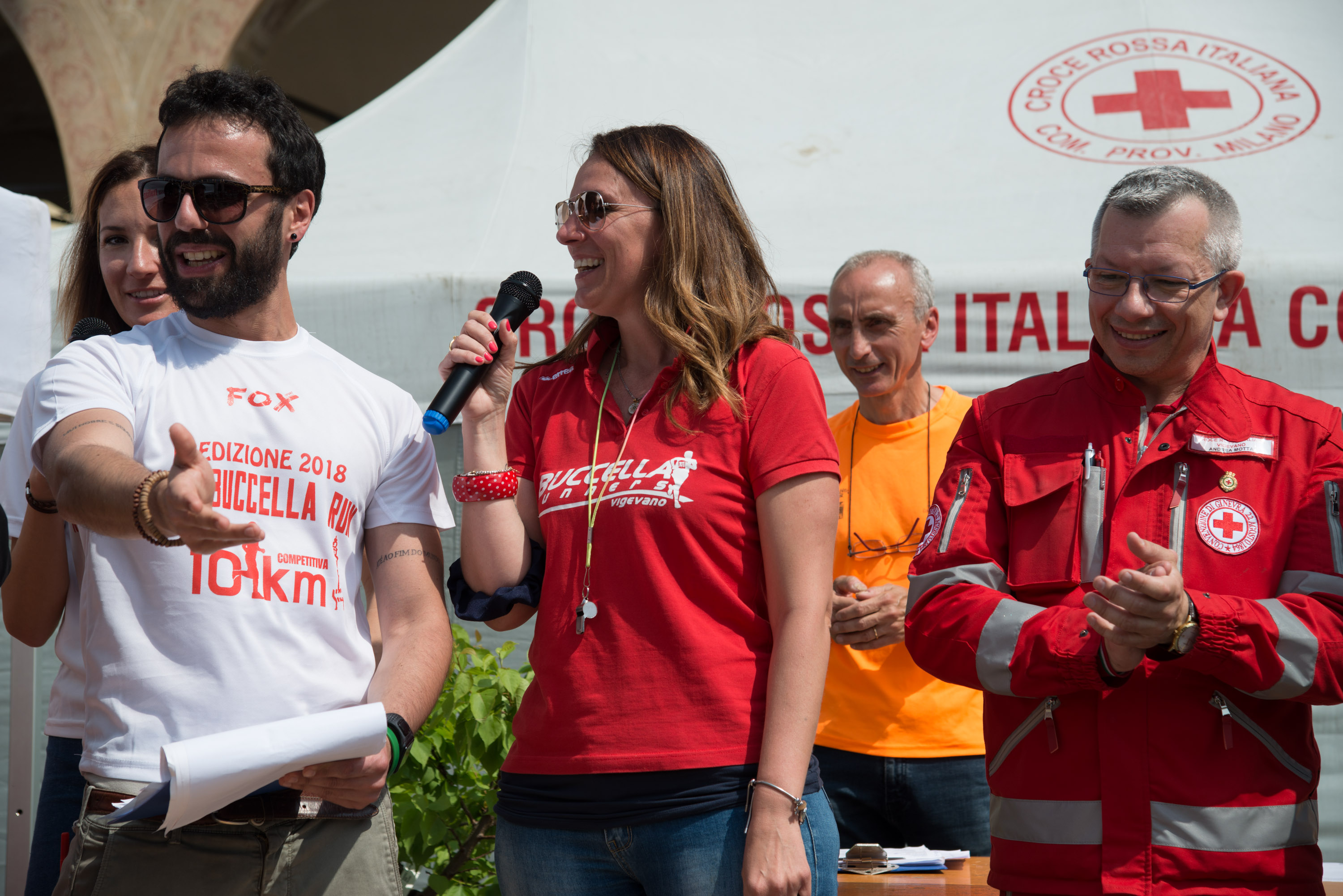 Croce Rossa Italiana Comitato di Vigevano e i Buccella Runners Vigevano hanno organizzato la seconda edizione della corsa a scopo benefico "Red Buccella Run"