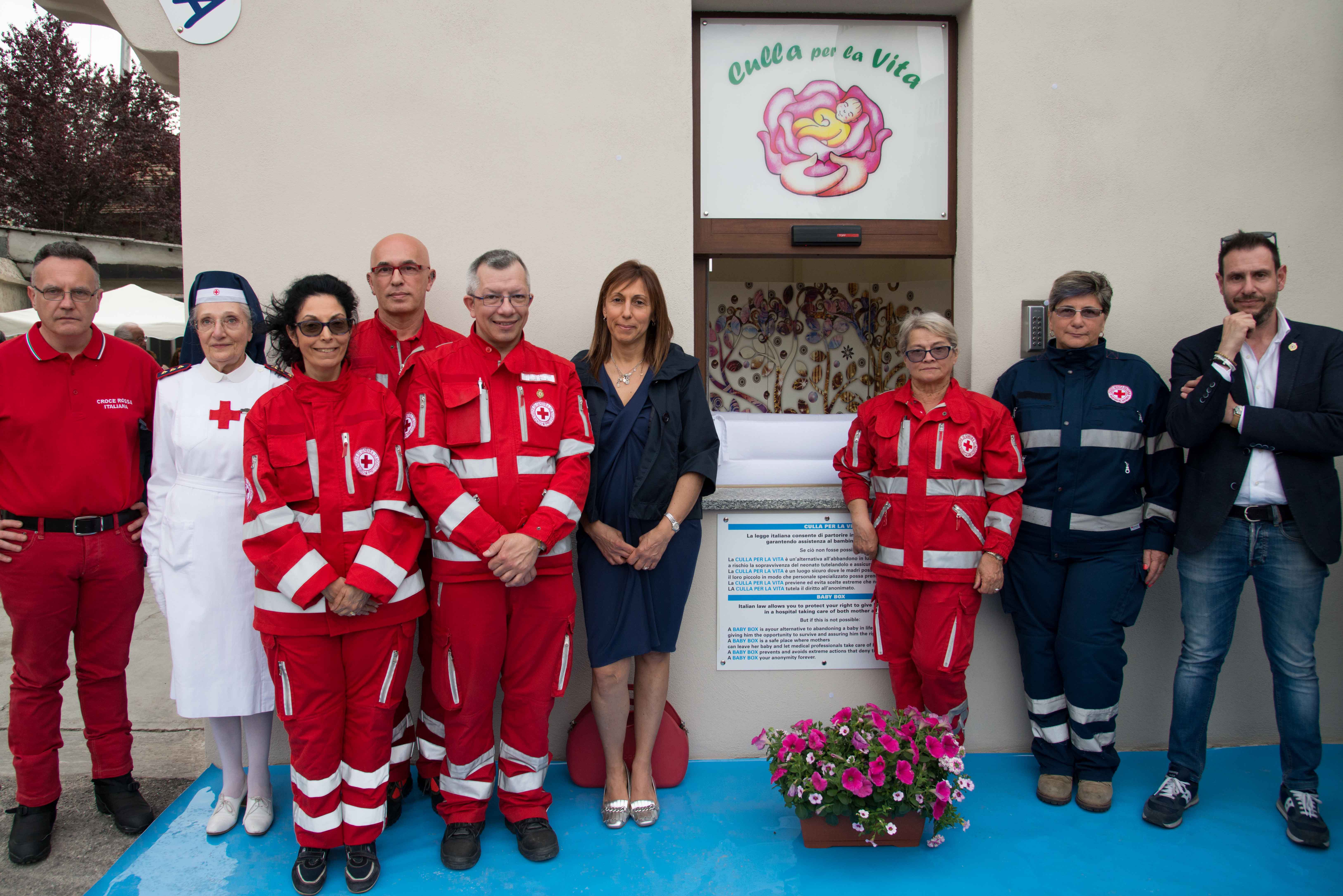 Croce Rossa: Inaugurata la culla della vita